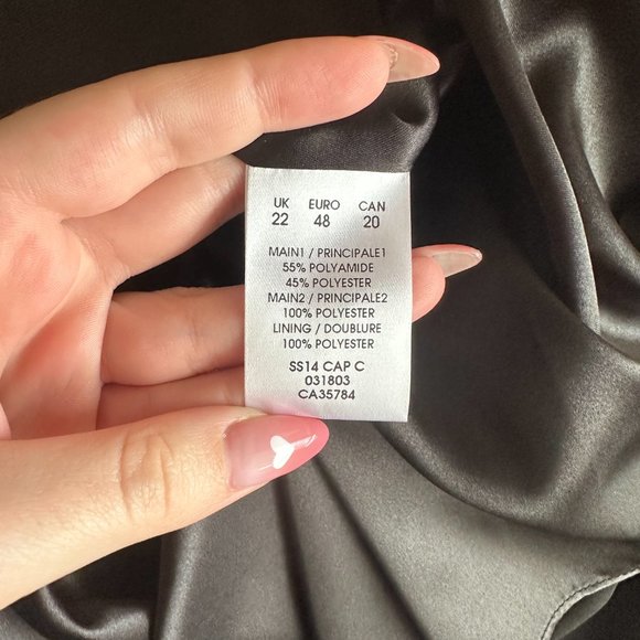 Jaques Vert Lacy Floral Black Dress (Size 20) - Picture 8 of 8